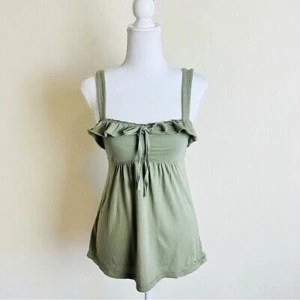 Grön babydoll - Supersöt ljusgrön linnetopp, vintage från Hollister  💚