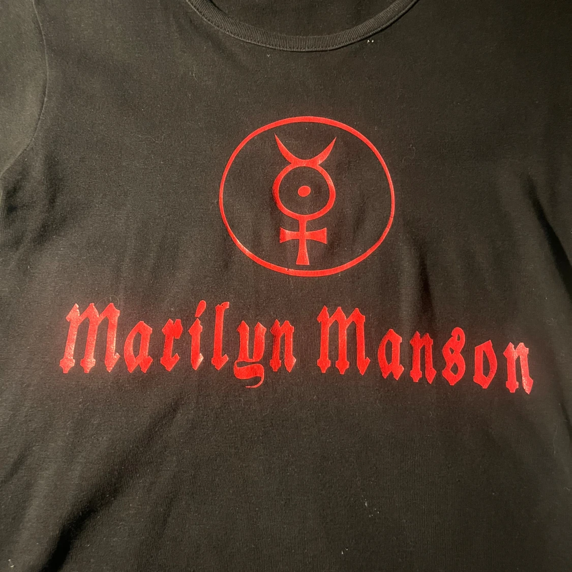 Svart Marilyn Manson t-shirt S/M - 1