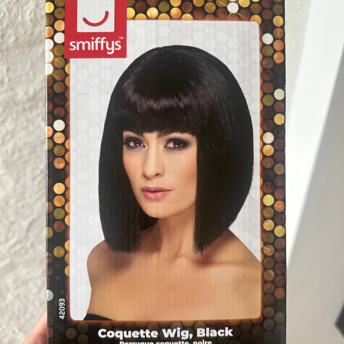 Oanvänd! Peruk svart - 2