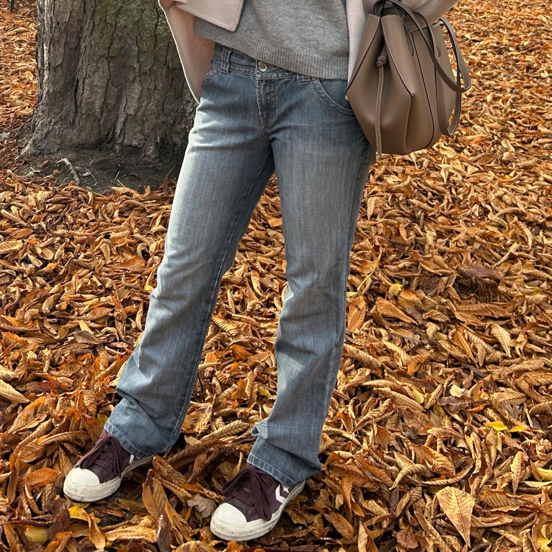 Blå bootcut jeans från Teddy's