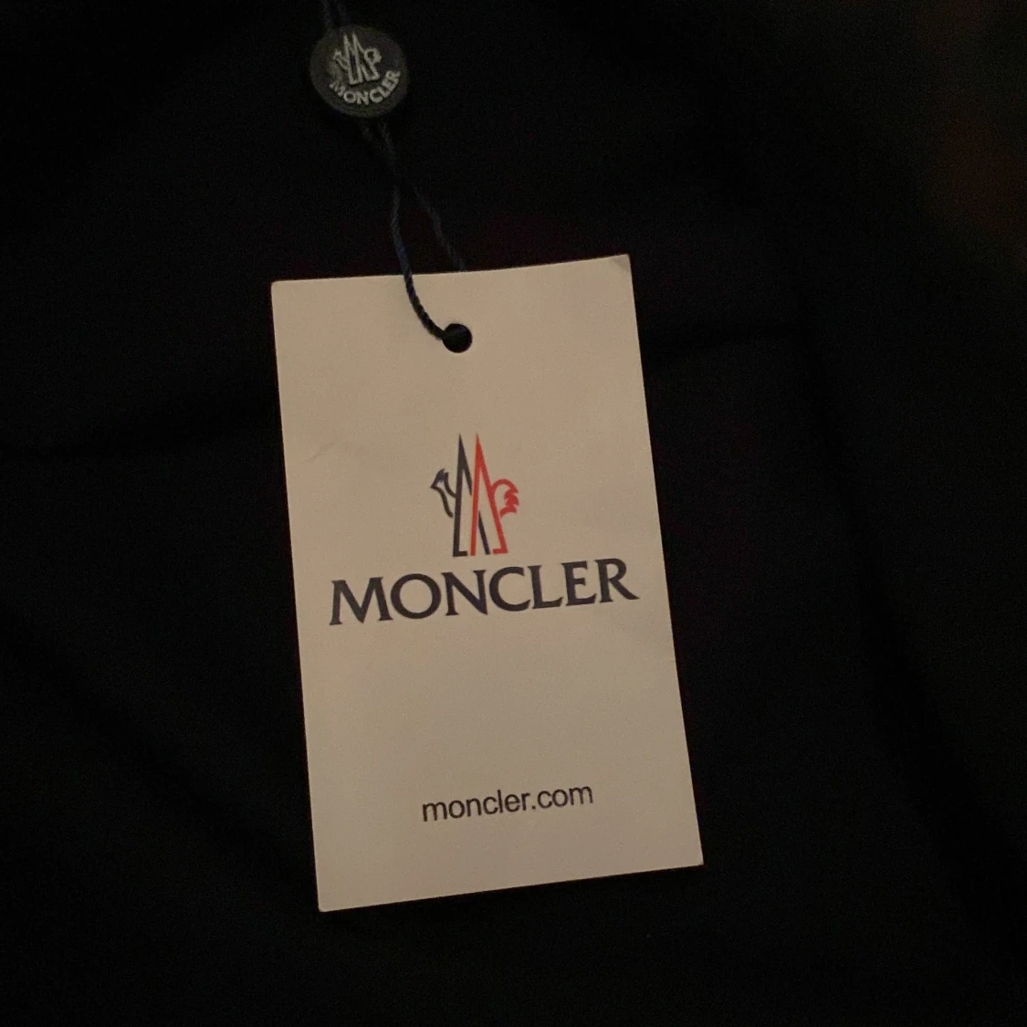 Svart Moncler hoodie med dragkedja - 4