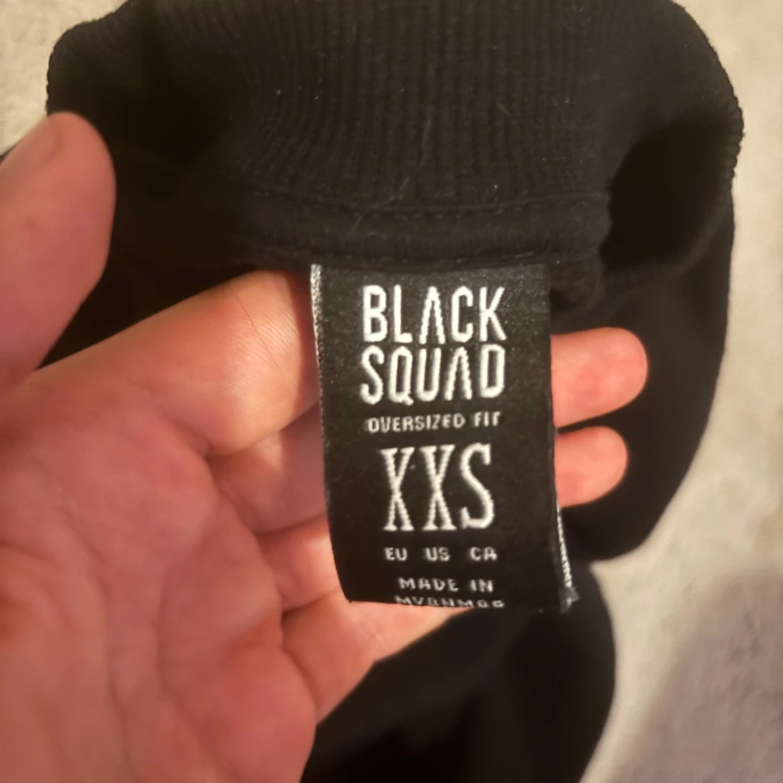 Svart oversized sweatshirt Los Angeles - 2