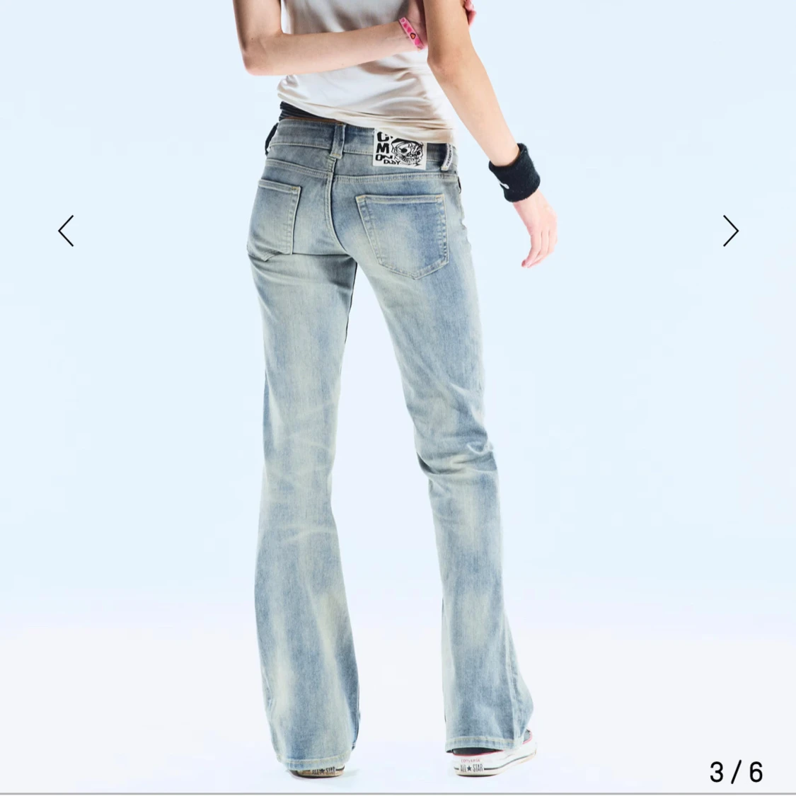 Cheap Monday ljusblå bootcut jeans