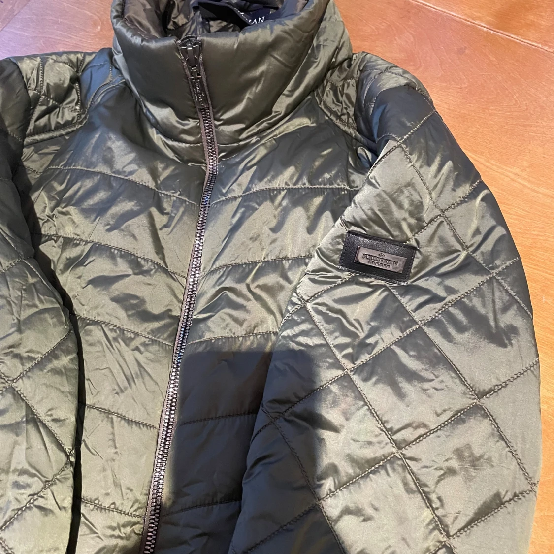 Svart och grön pufferjacka Equestrian Stockholm - 3