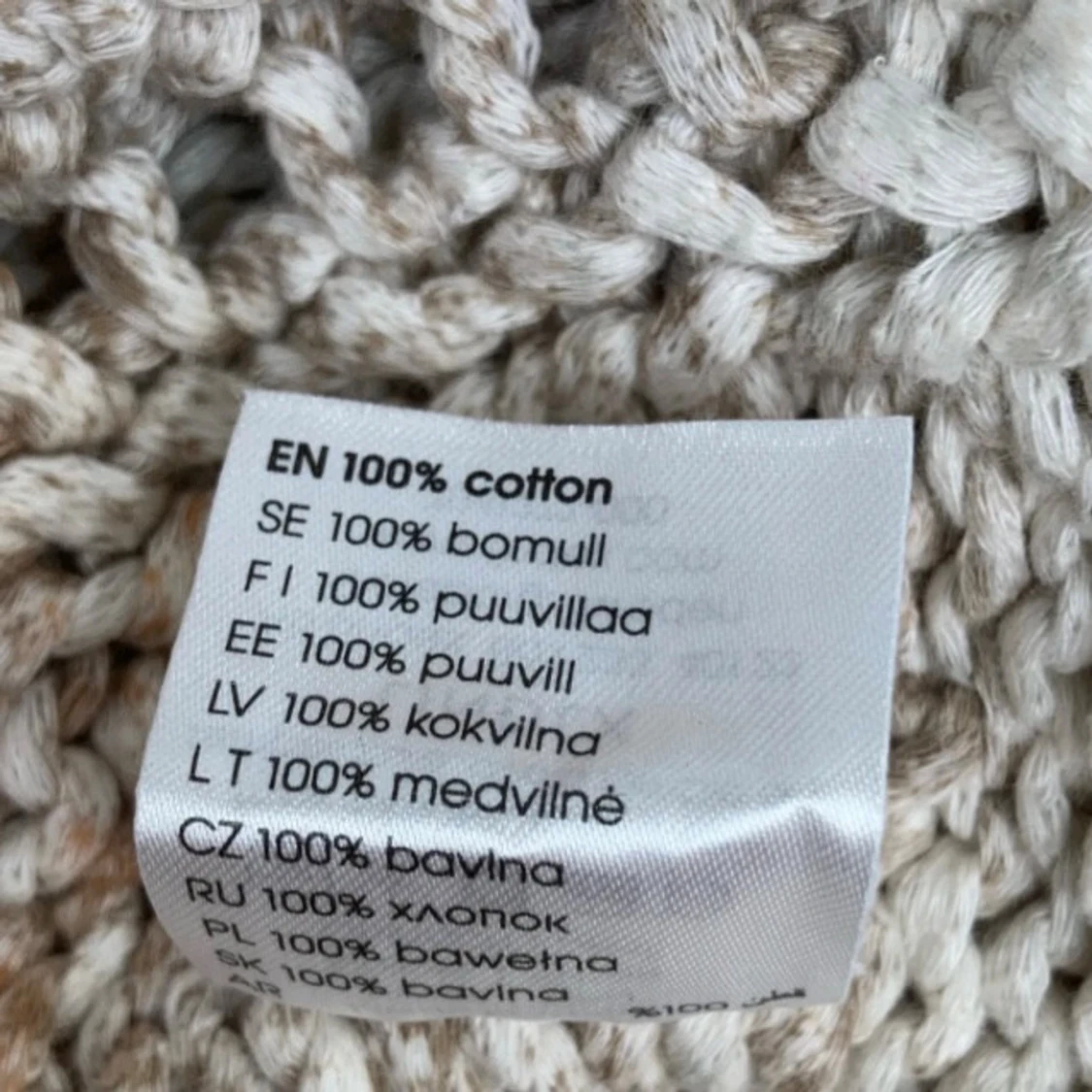 Beige stickad tröja från Lindex - 3