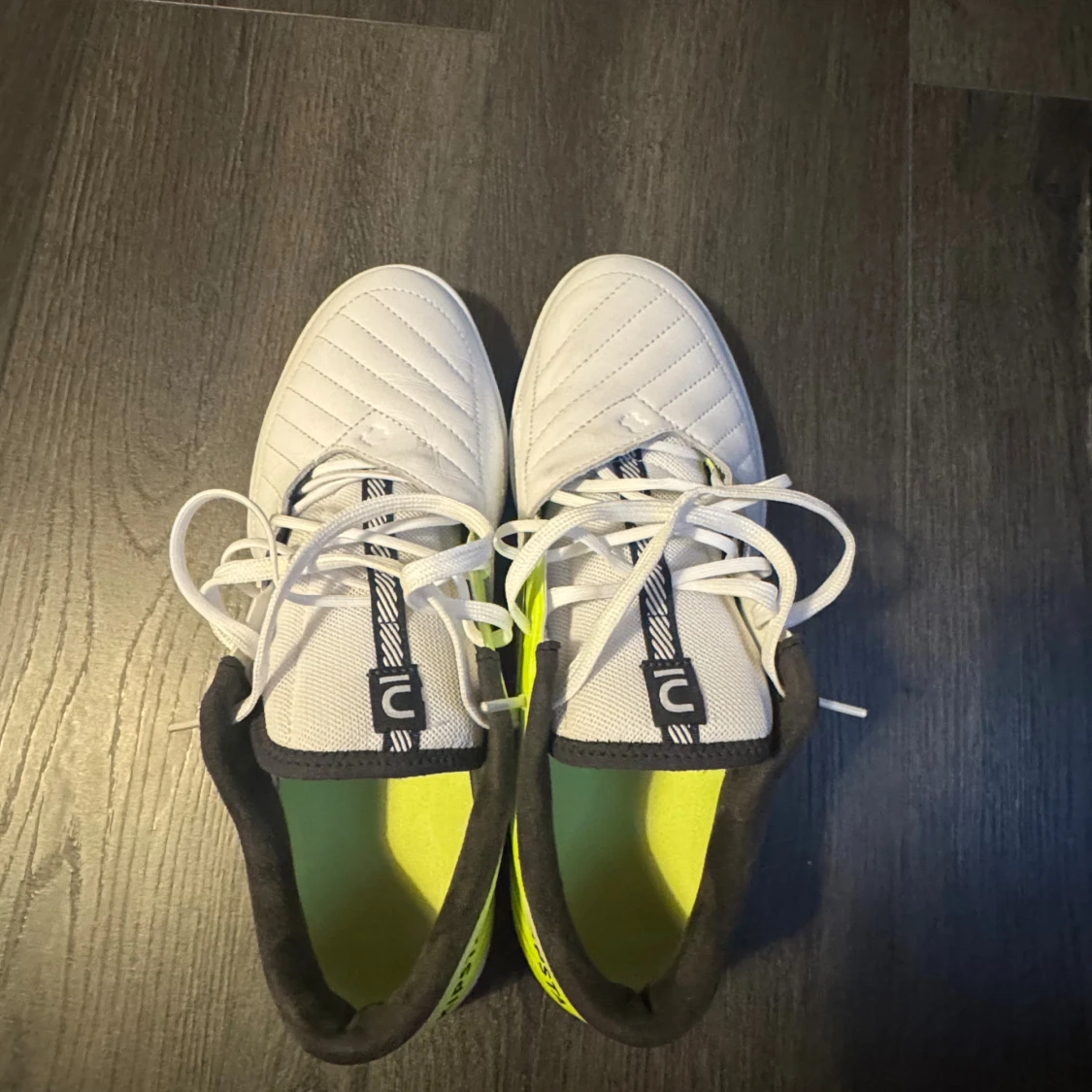 Kipsta Ginka Pro Futsal vita och gula skor - 2