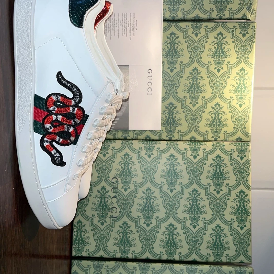 Gucci Ace sneakers med orm  - 3