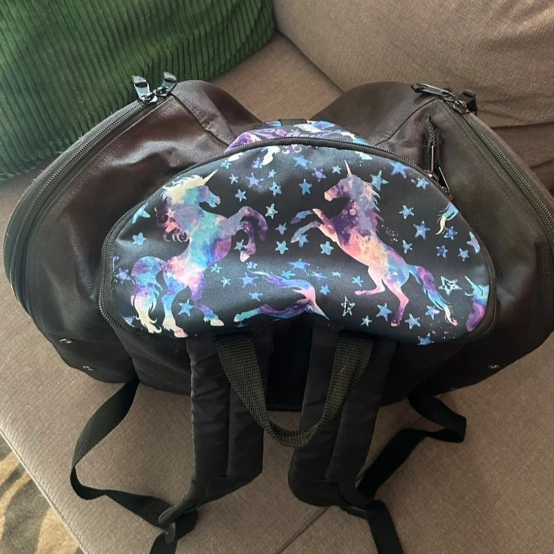 Skridskoväska från Transpack ryggsäck med enhörningar - 4