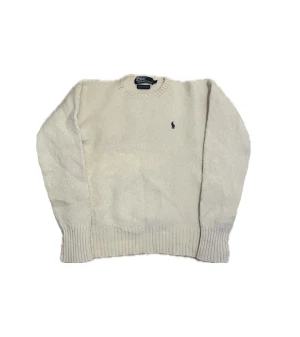 Ralph Lauren Lammullströja - Stickad tröja i 100% lammull från Ralph Lauren. Storleken är L men har krympt till storleken s/xs. Annars är den i mycket bra skick