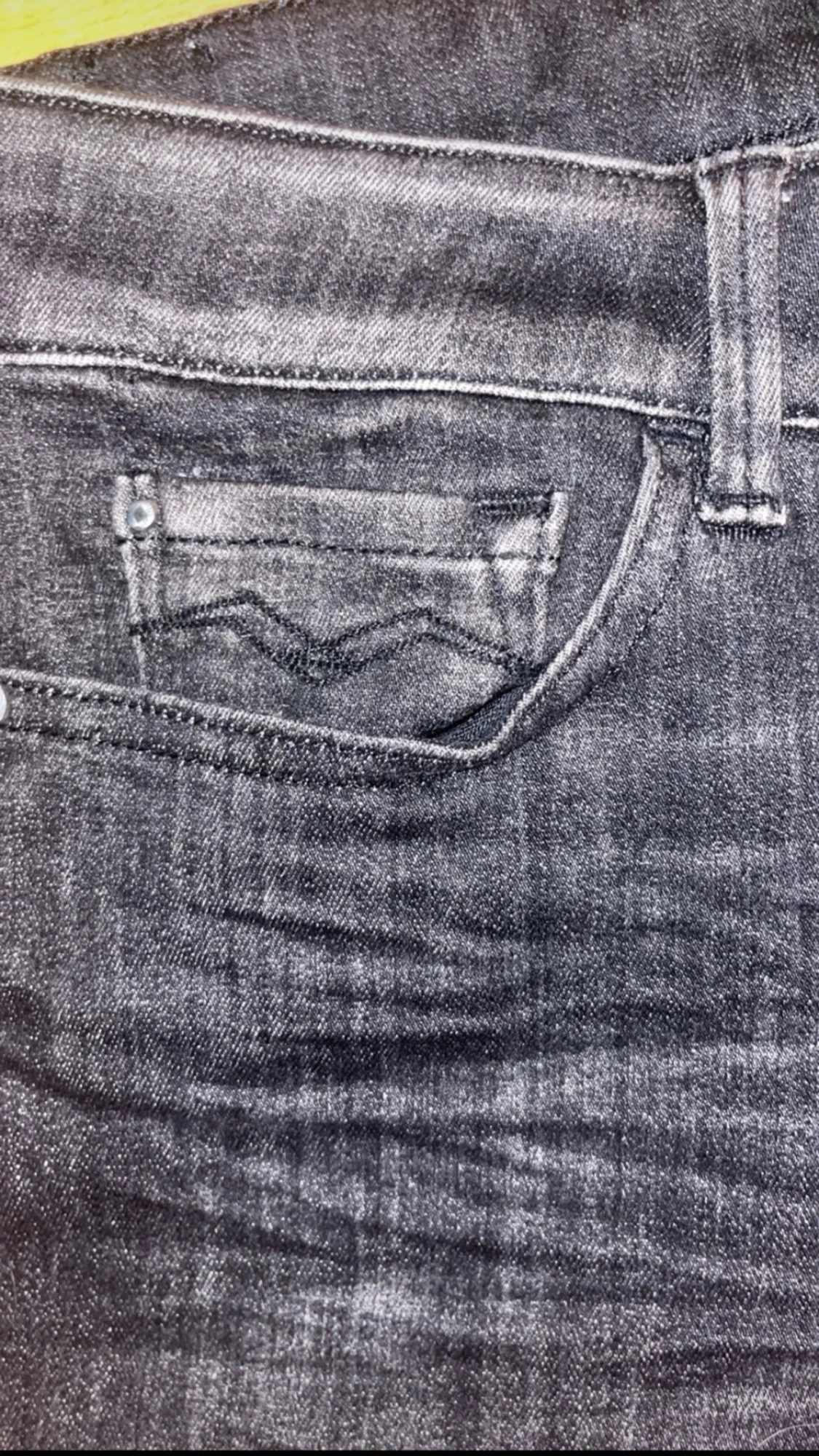 Svarta replay jeans - 3