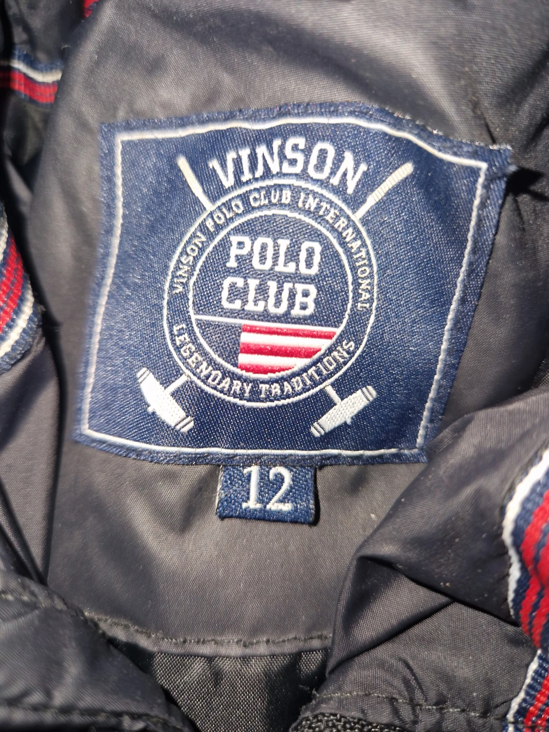 Svart pufferjacka från Vinson Polo Club - 2