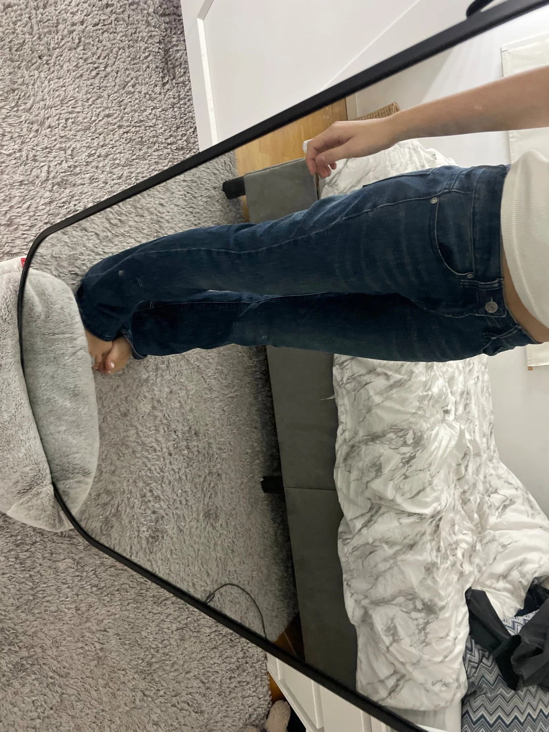 Marinblåa jeans - 1