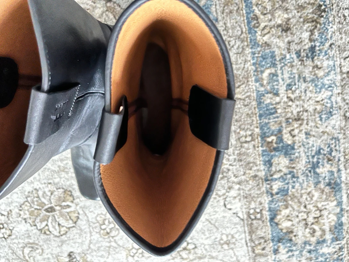 Svarta biker boots från MICC Western - 6