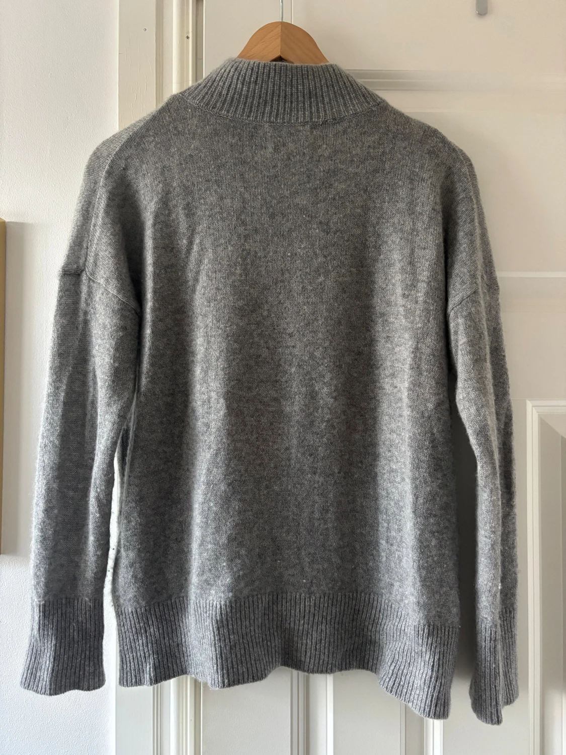 Grå polotröja i kashmir från From Future - 3