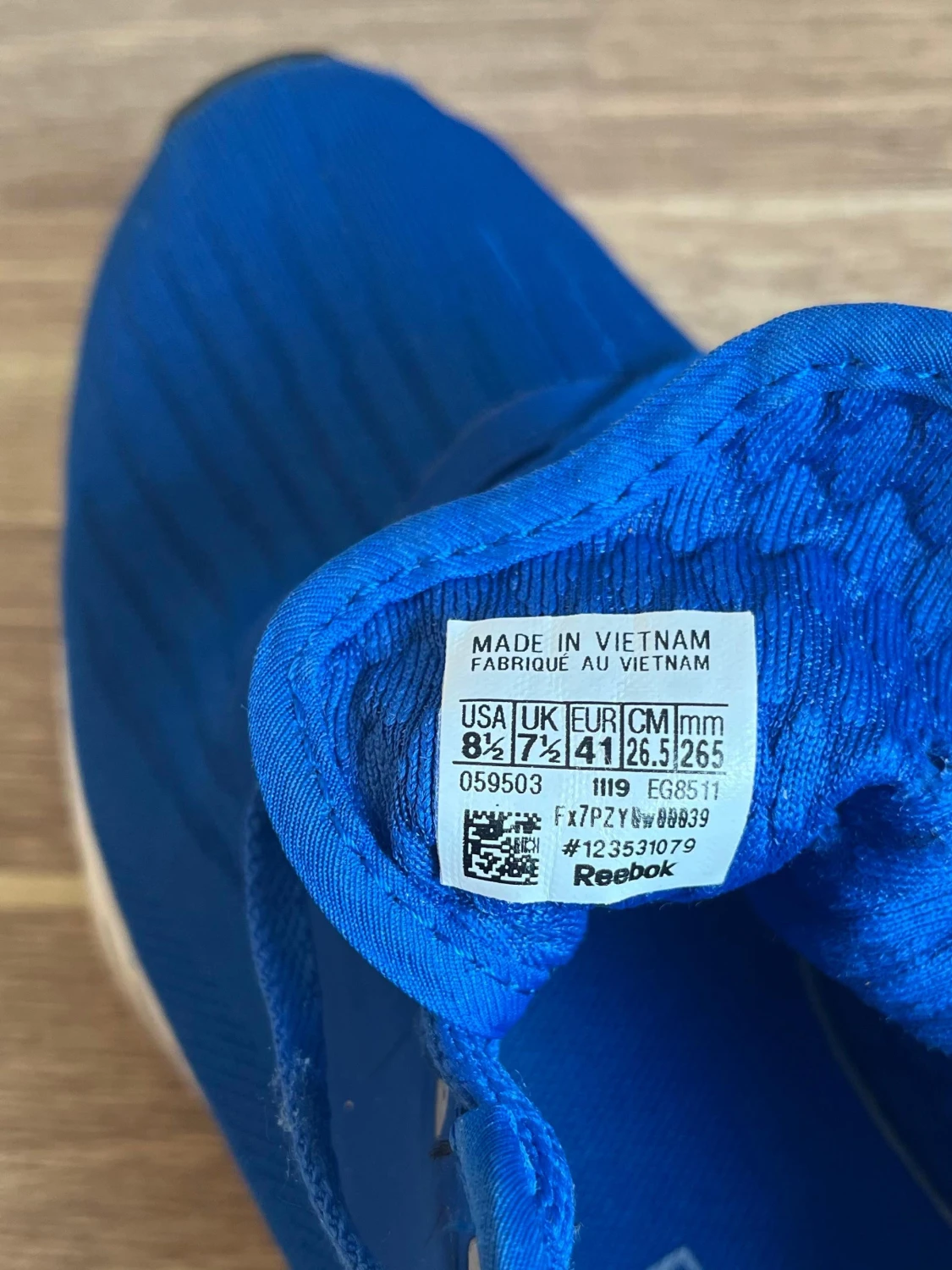 Blå Reebok sneakers med mesh - 6