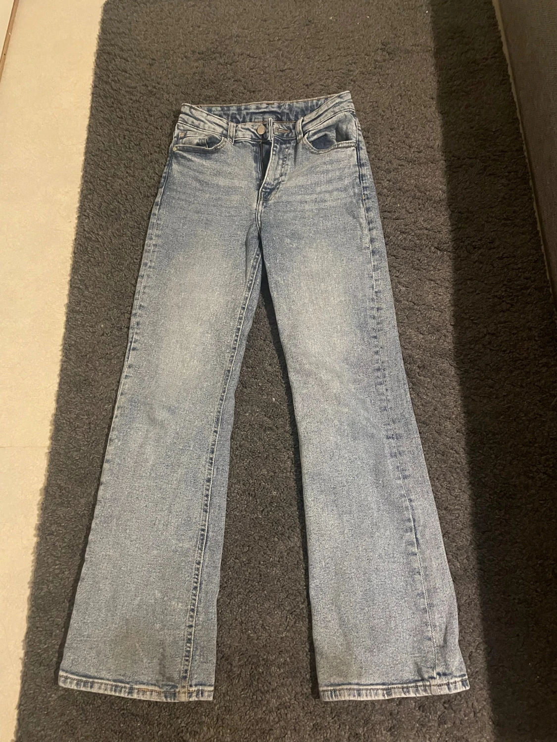 Ljusblå raka jeans från Denim Original - 2