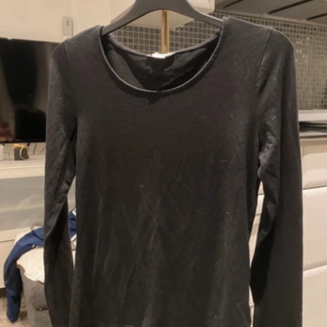 Svarta leggings i stretchigt material - 4