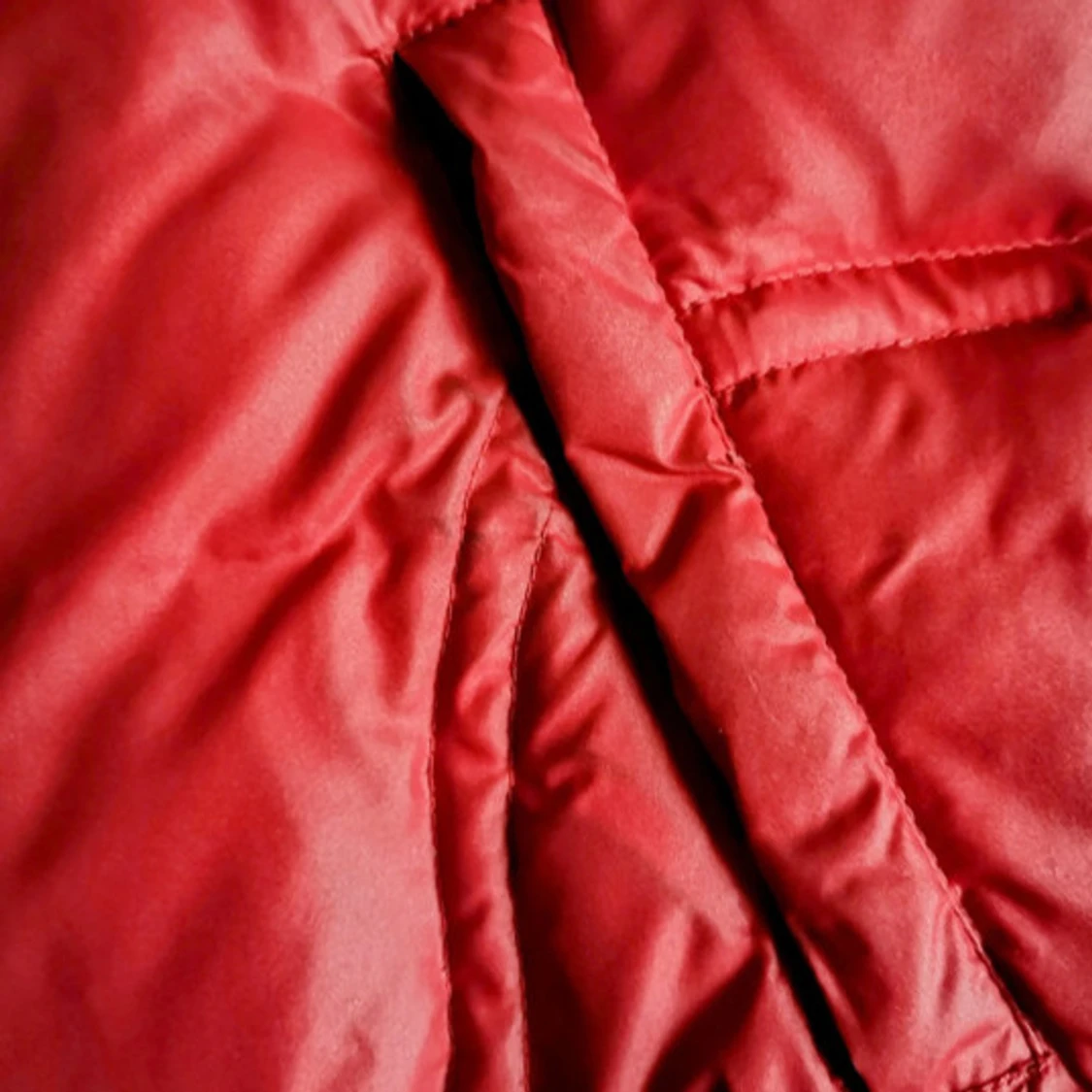 Röd Dunjacka Från Drop strl 152 - 1