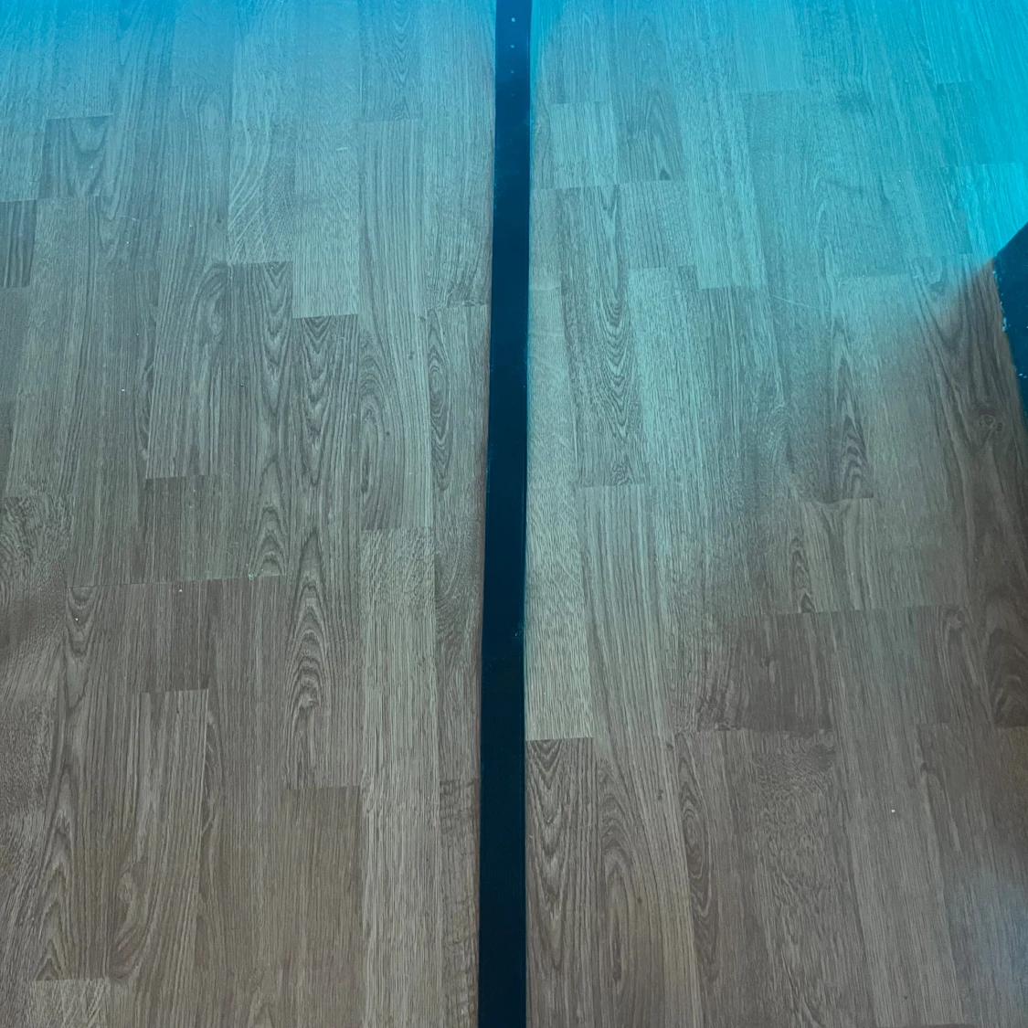 Blått skärp med H-spänne i silver - 2