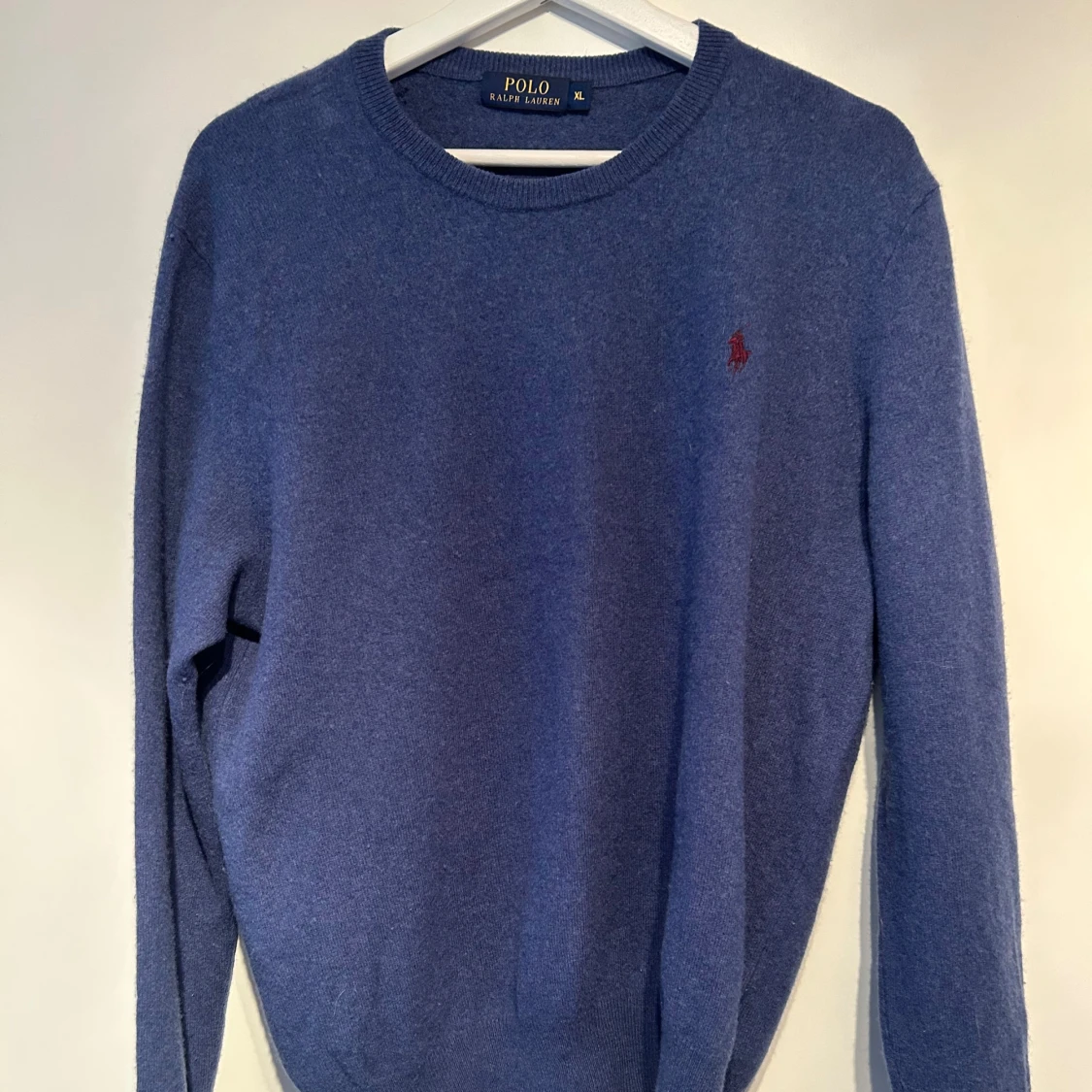 Blå stickad tröja från Polo Ralph Lauren - 1