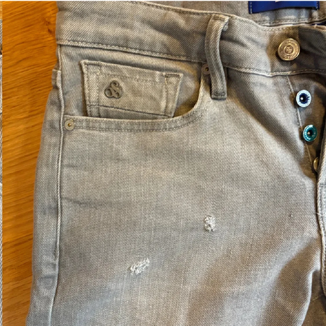 Gråa Scotch & Soda Ralston jeans w28 l30 - 3