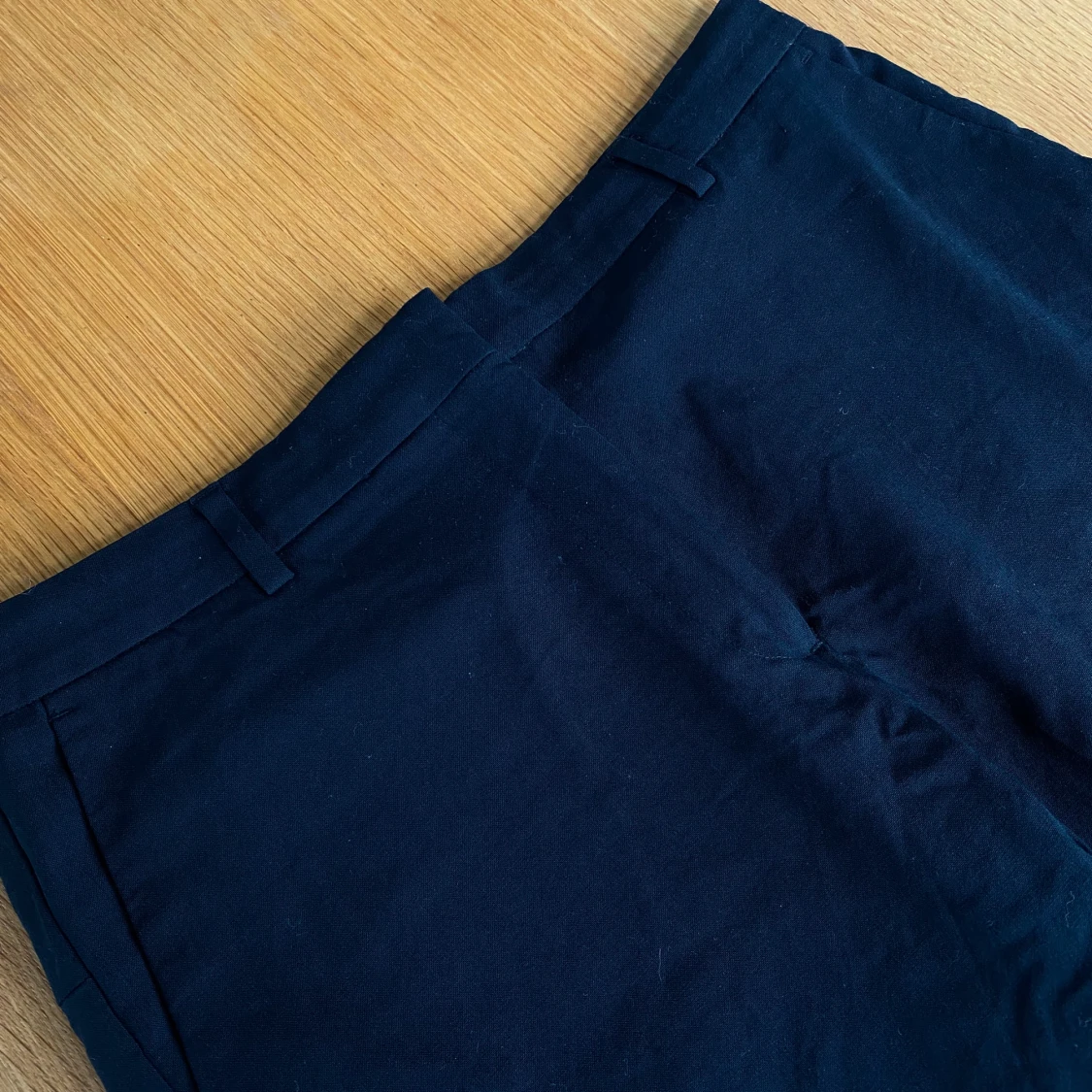 Svarta kostymbyxor med raka ben - 1