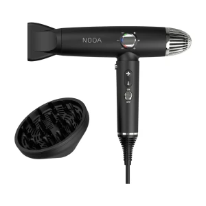 NOOA hårfön - NOOA med två olika munstycken –  Helt ny och oöppnad, skriv för mer frågor och egna bilder.      BLDC-motor för snabb torkning 3 hastigheter och 4 värmeinställningar  110 000 rpm motor Joniserande funktion minskar hårets frissighet Cool shot-funktion fulländar och fixerar frisyrer  ORG PRIS-1300kr