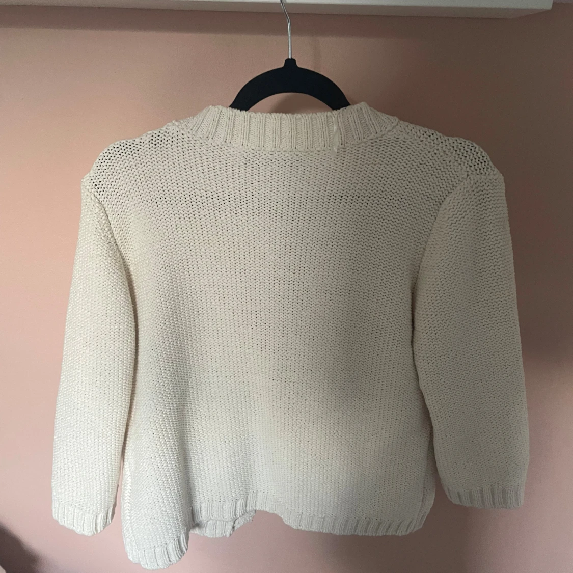 Beige stickad kofta från Zara 💘 - 1