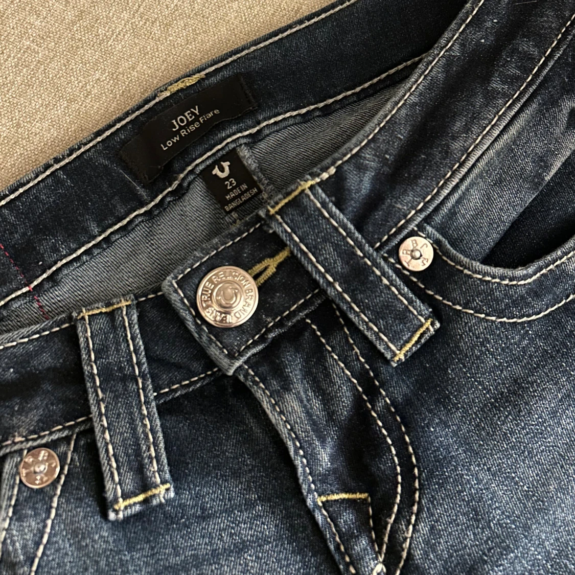 True Religion Joey lågmidjade jeans - 3