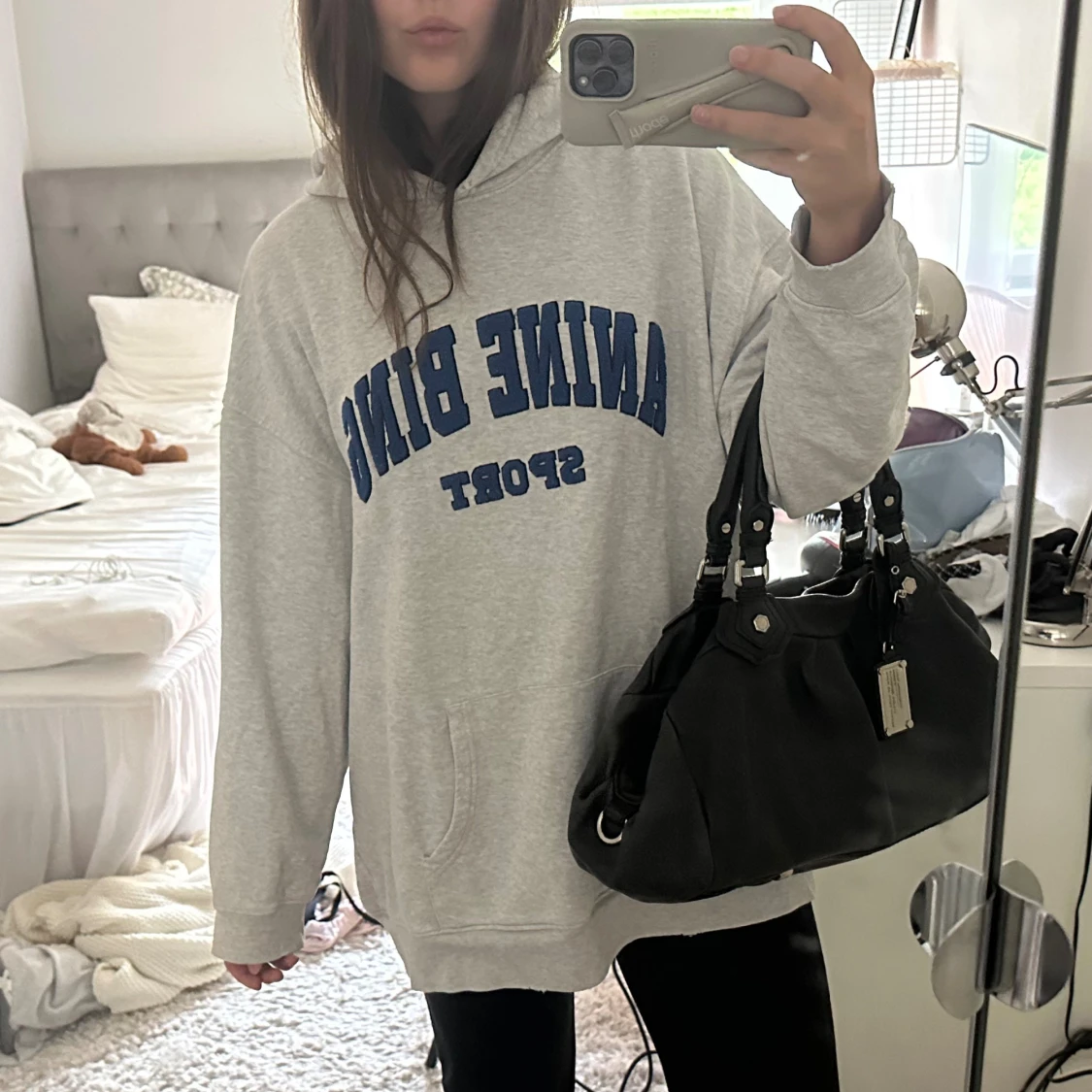 Grå hoodie från Anine Bing - 3