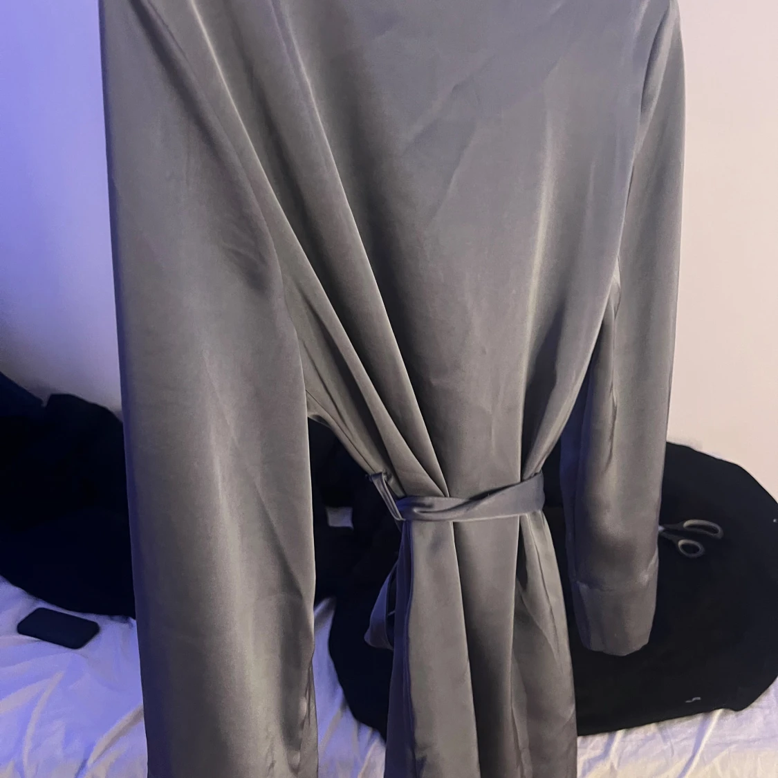 Grå omlottklänning från H&M - 2