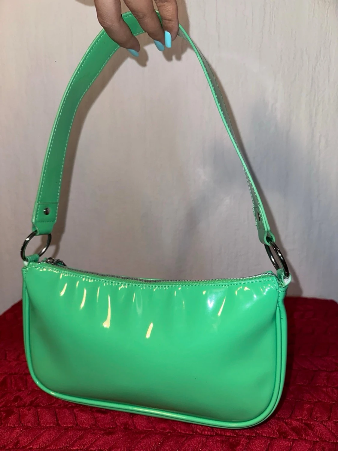 Grön axelväska från H&M - 1