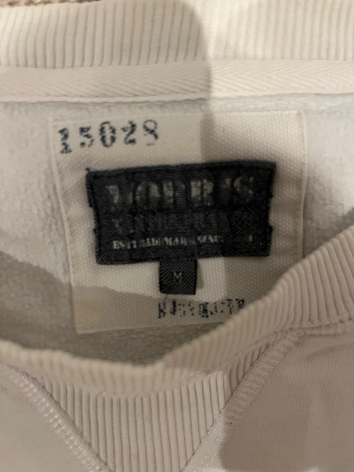 Vit sweatshirt från Morris, M - 1