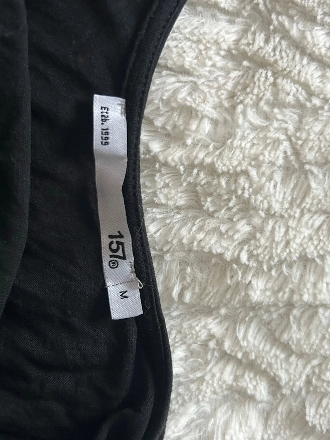 Svart tunn kortärmad topp - 5