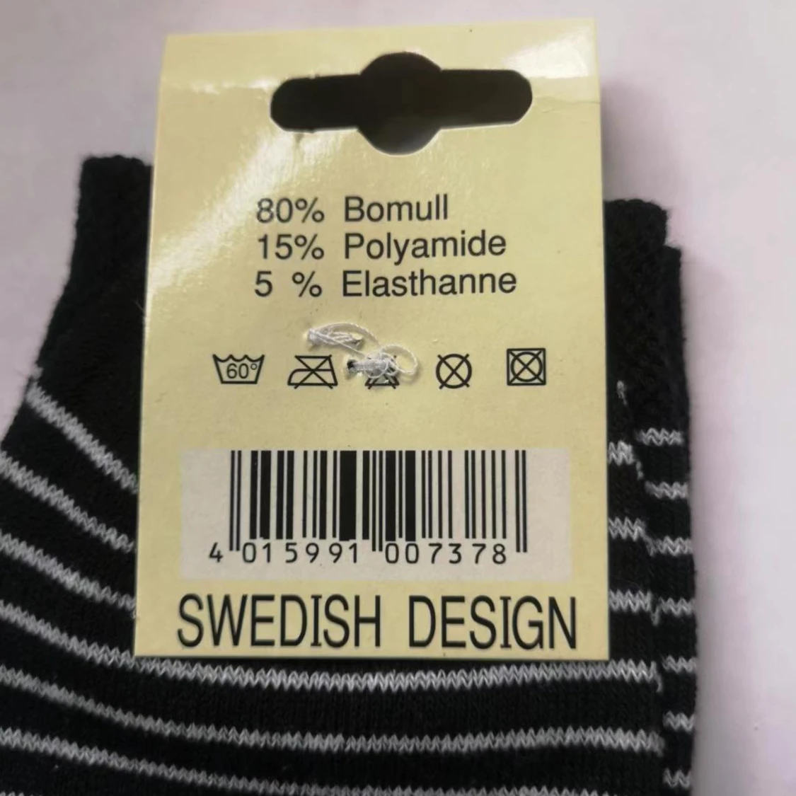 8 Par Färgglada Damstrumpor Med Olika Mönster Stl 36 /40 - 1