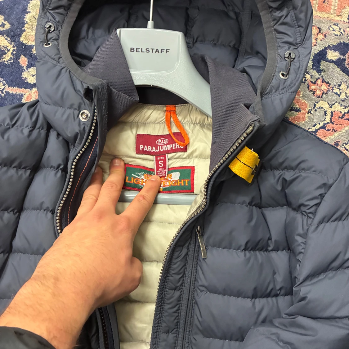 Mörkblå dunjacka Parajumpers S - 1