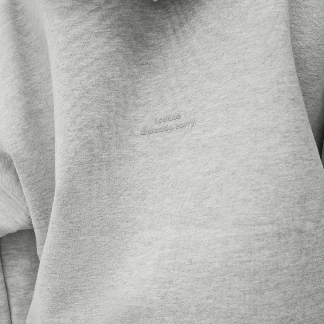 Croppad grå hoodie - 2