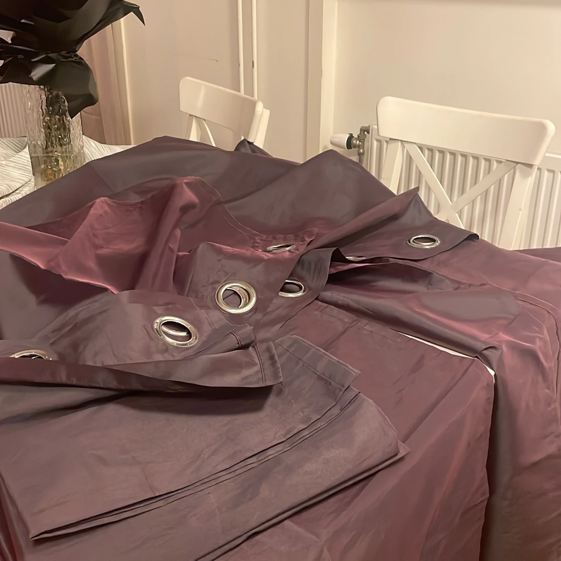 4-pack gardinlängd från IKEA med tofsomtag - 2