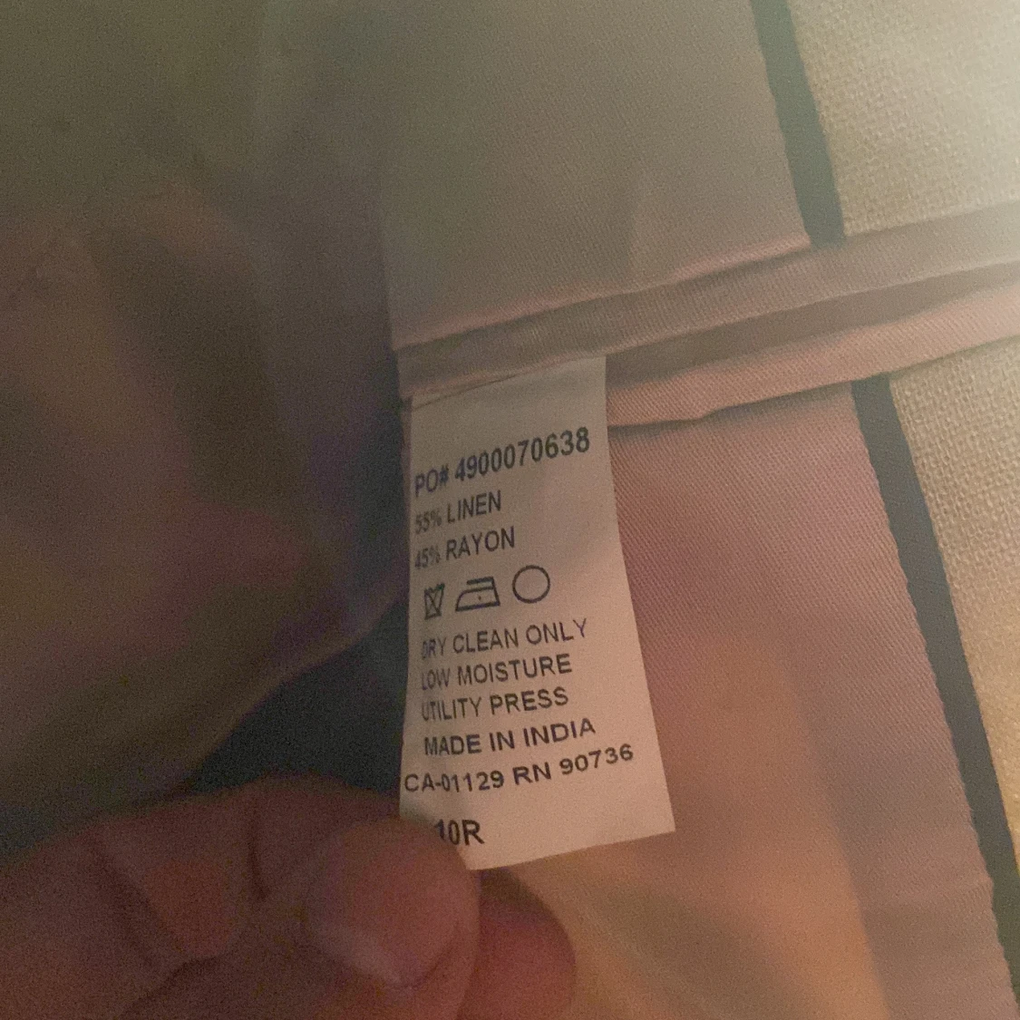 Beige kavaj från Michael Kors i linne - 2