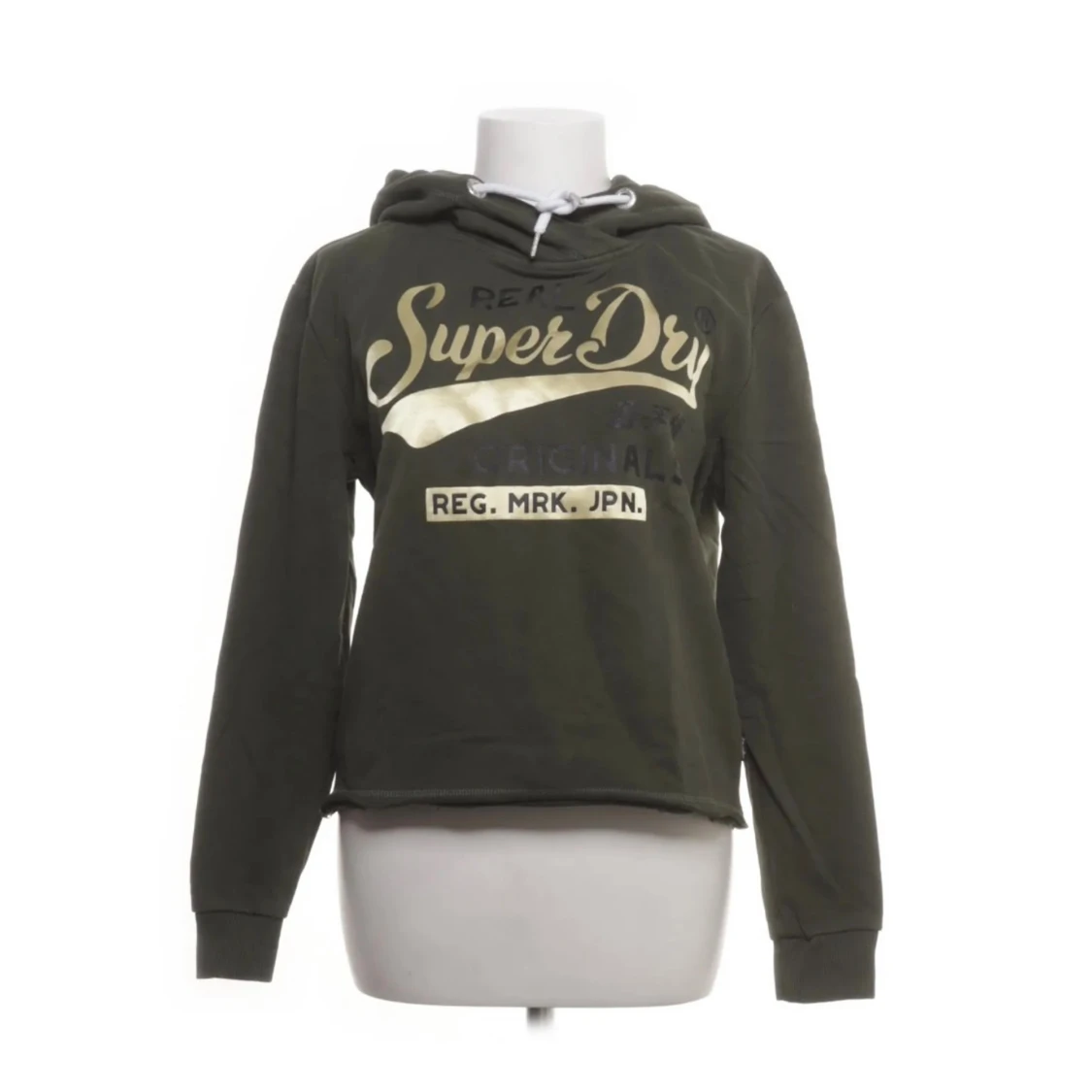 Olivgrön hoodie från Superdry