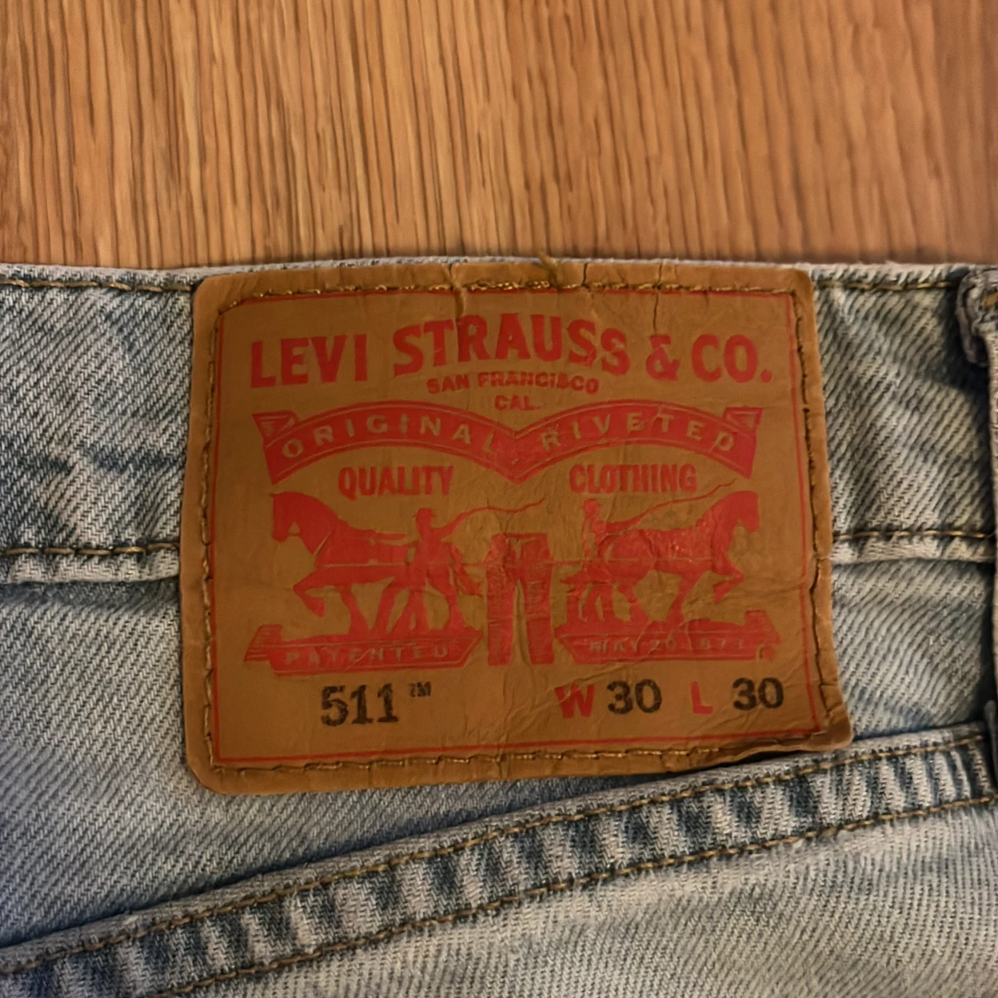 Levi's 511 ljusblå jeans  - 2
