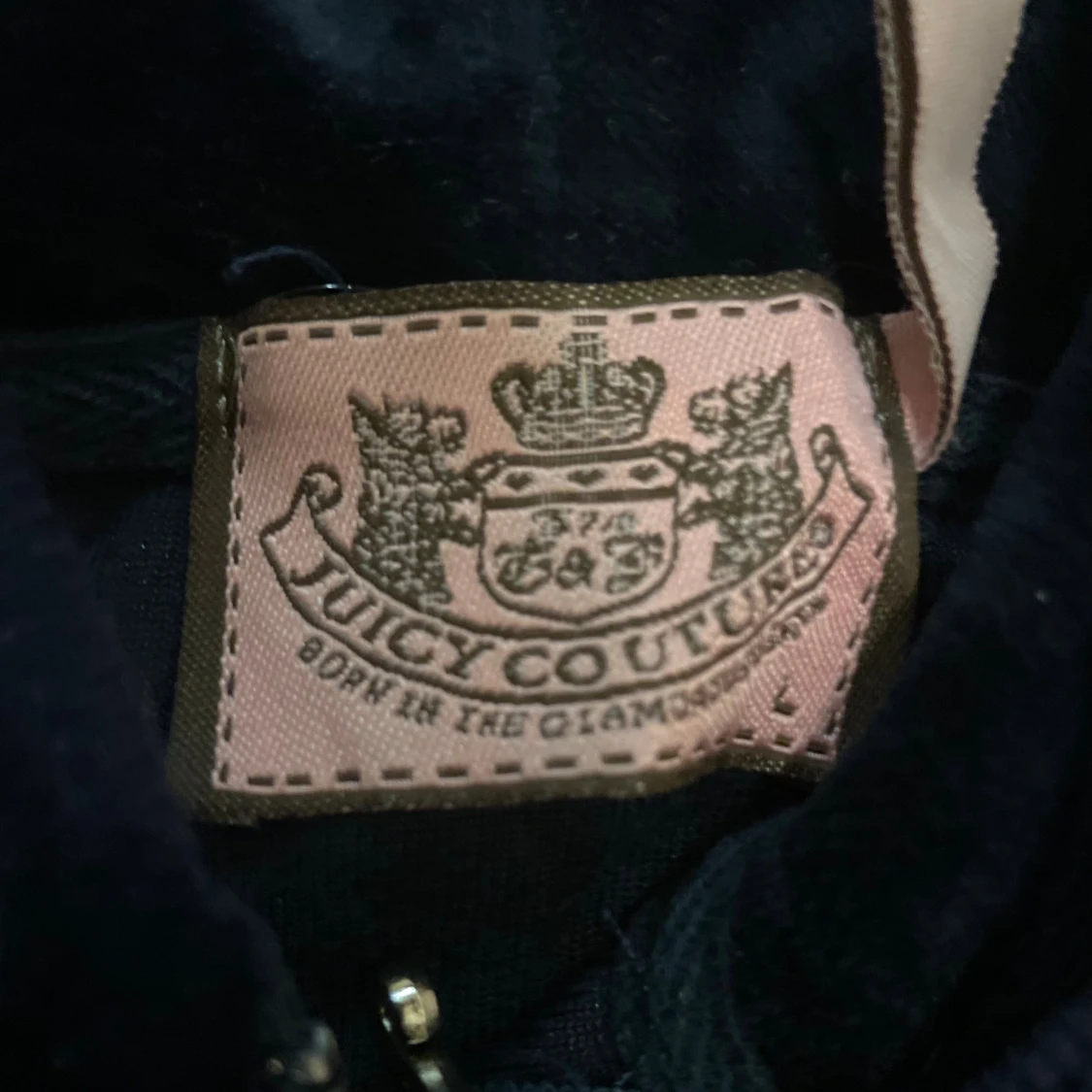 Mörkblå Juicy Couture kofta - 2