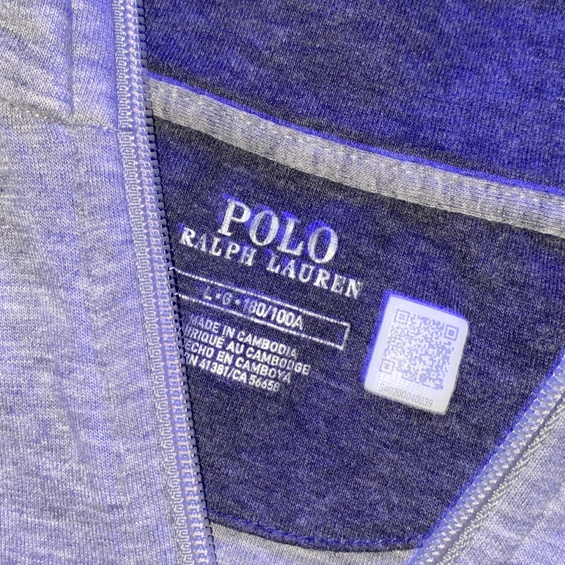 Grå half zip tröja Polo Ralph Lauren - 1