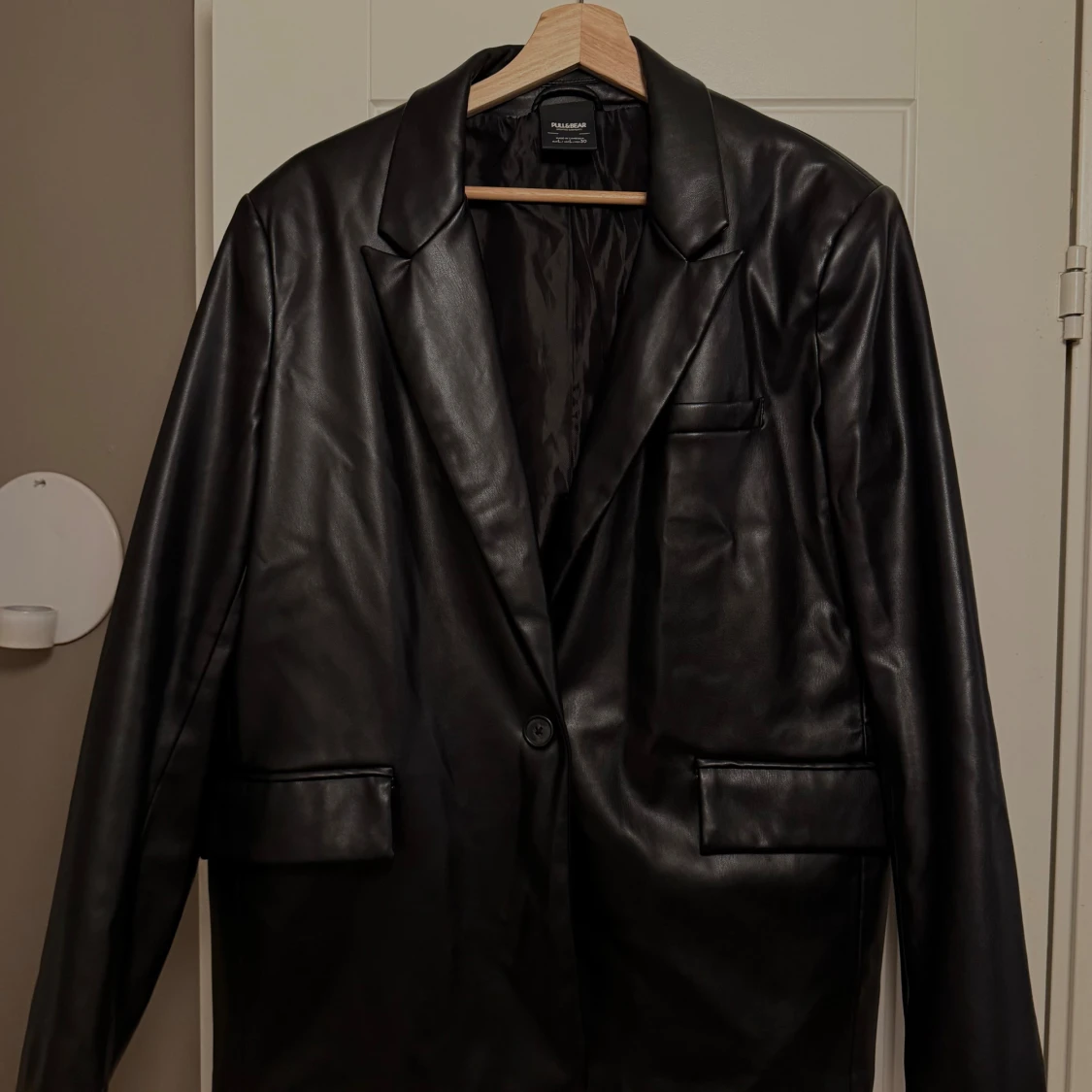 Faux leather kavaj - 3