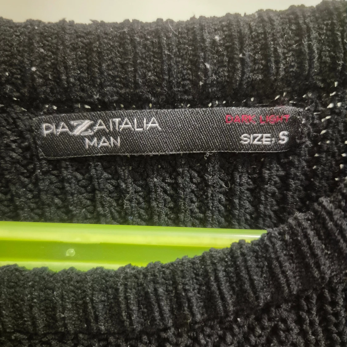 Svart stickad tröja från Piazza Italia S - 1