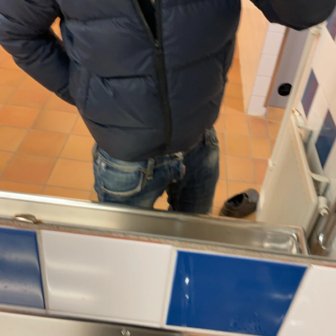 Mörkblå pufferjacka från Calvin Klein  - 1