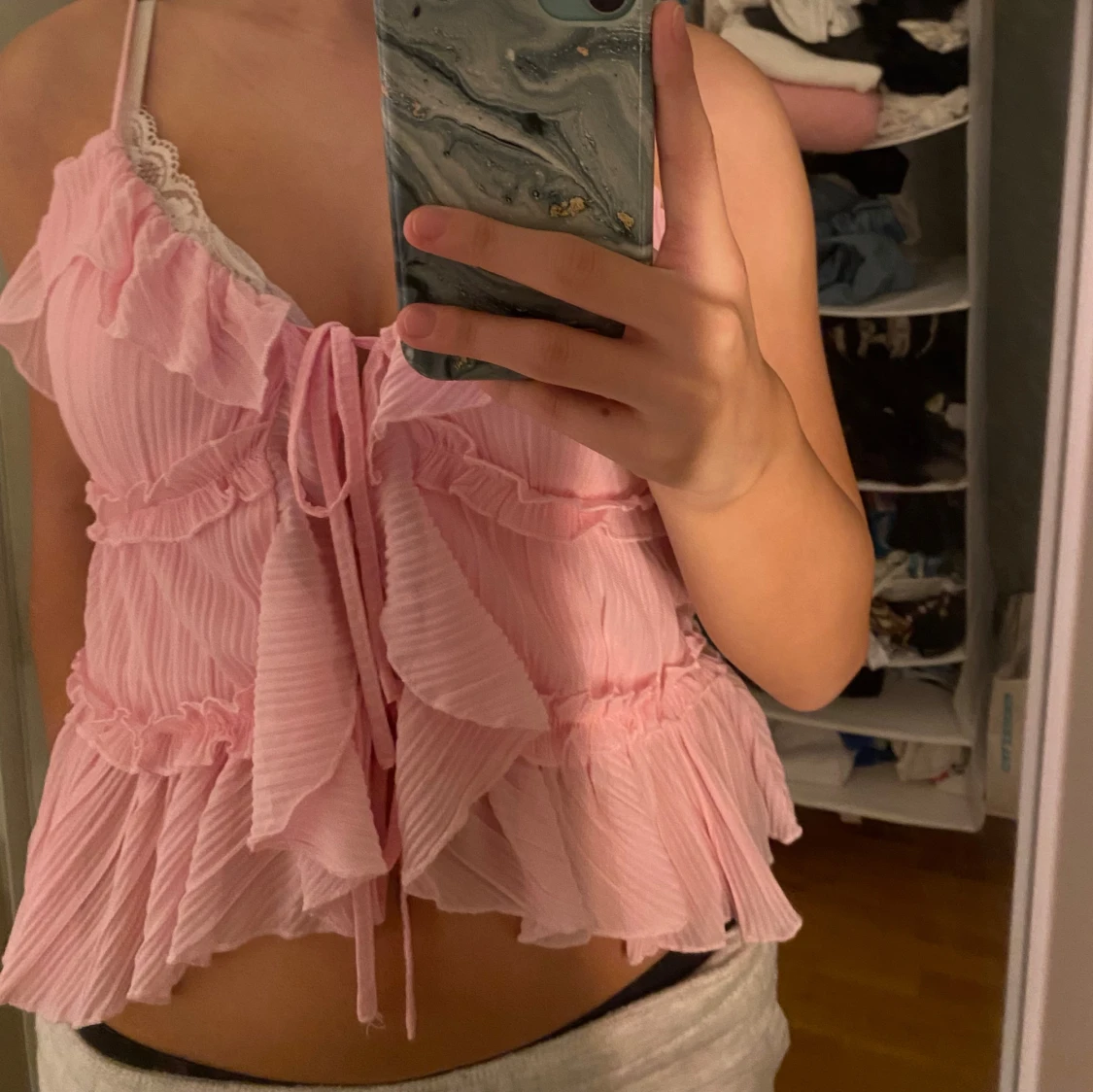 Rosa volangig linnetopp  - 2