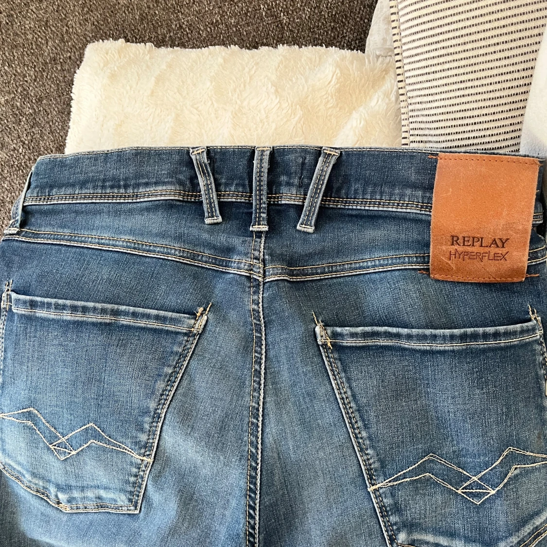 Replay Anbass blå jeans herr - 4