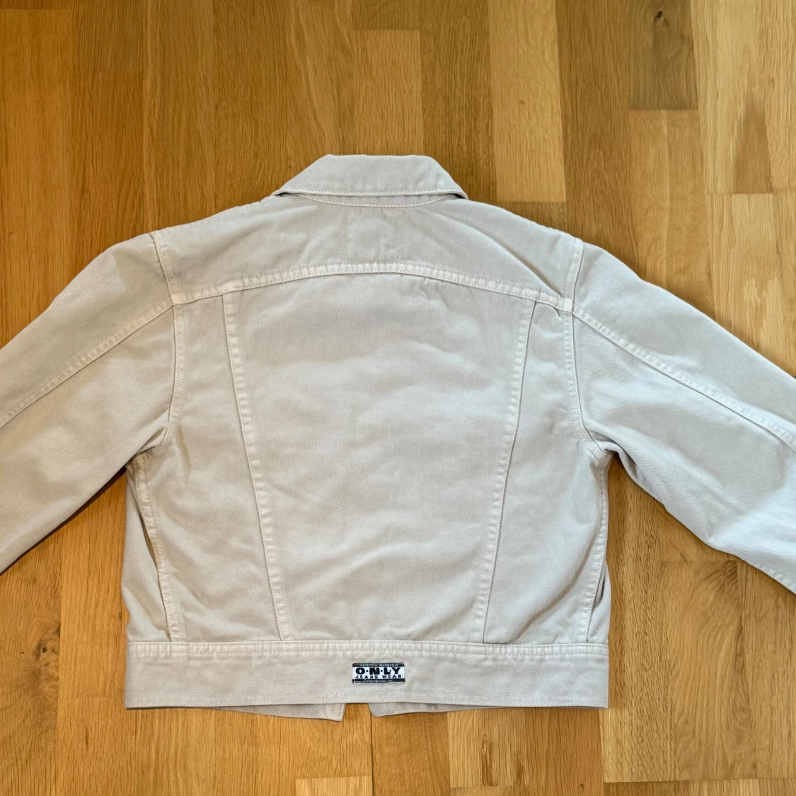 Beige jeansjacka från ONLY - 3