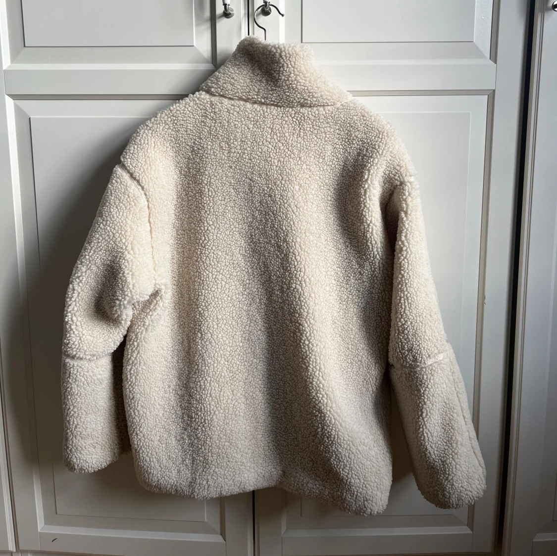 Beige teddyjacka hm - 1